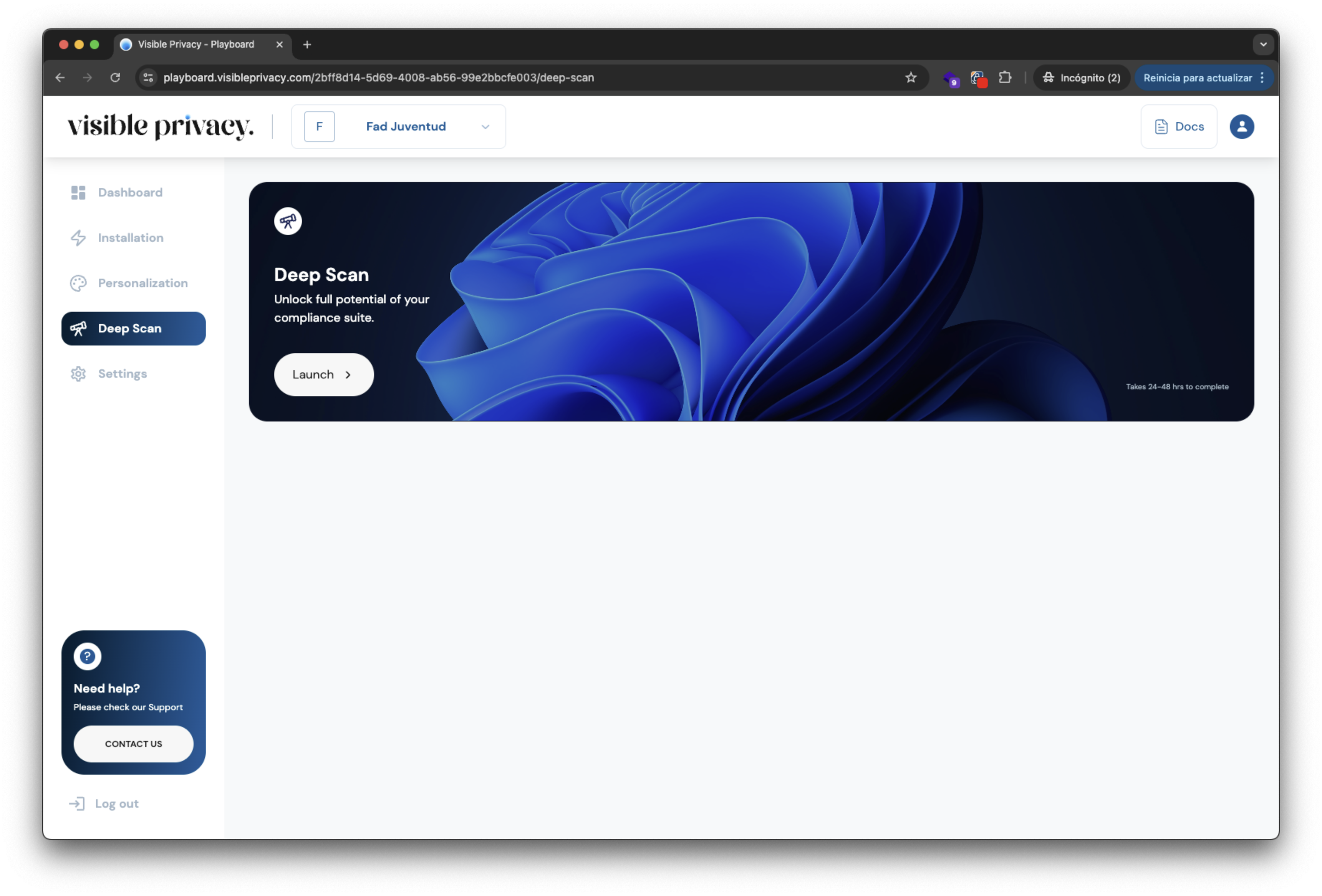 Visible Privacy Playboard - Cookie Declaration